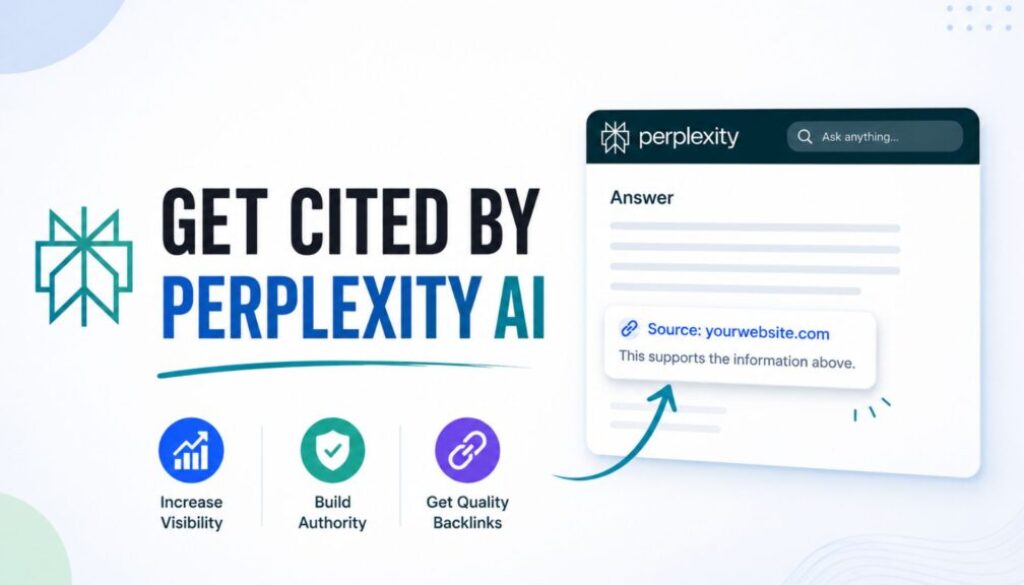 get cited by perplexity ai
