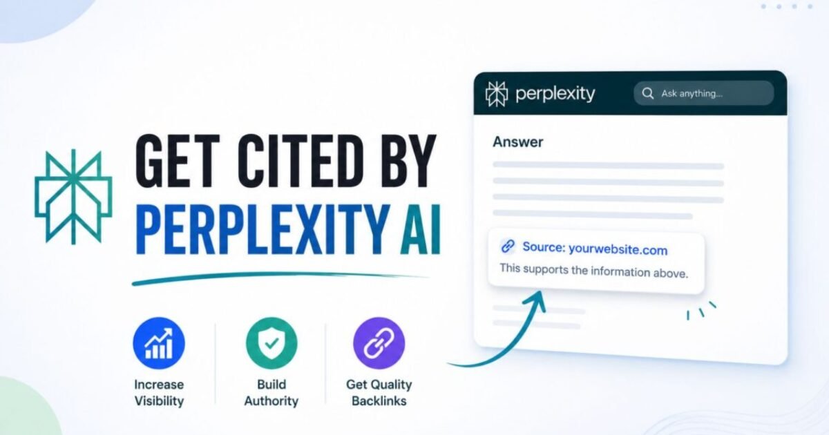 get cited by perplexity ai
