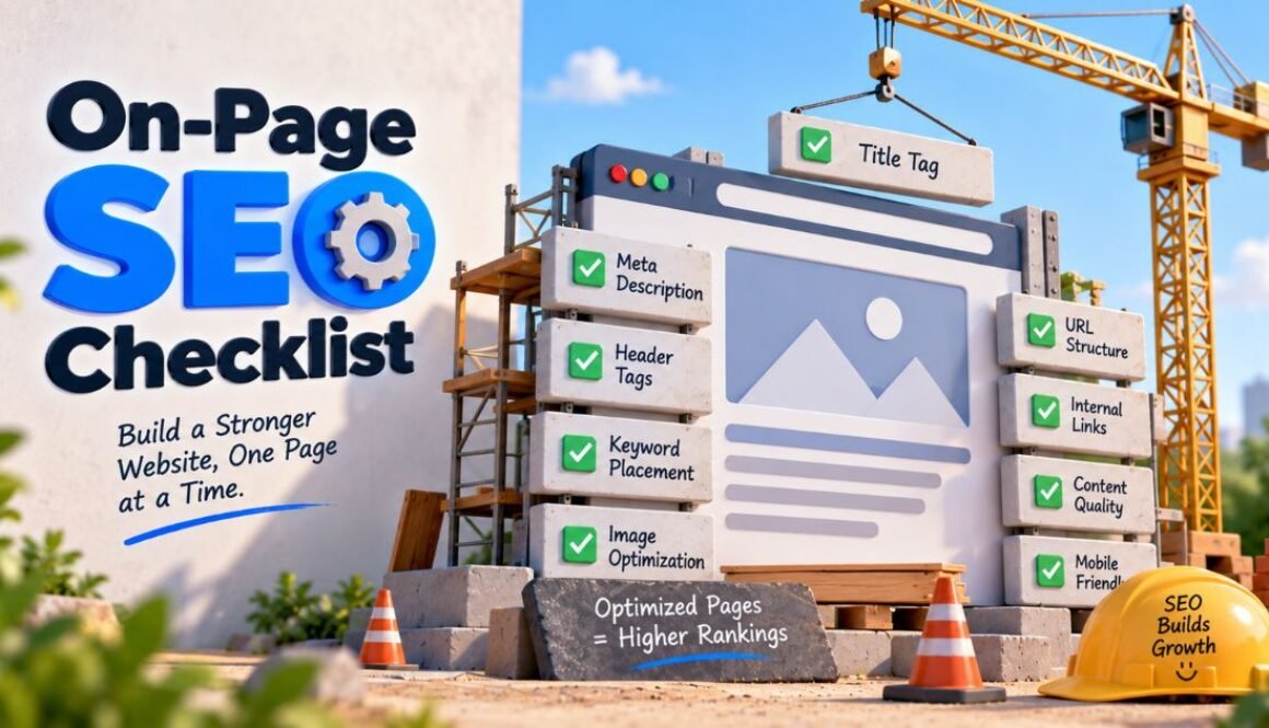 on page SEO checklist