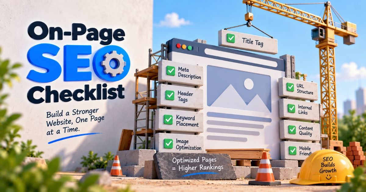 on page SEO checklist