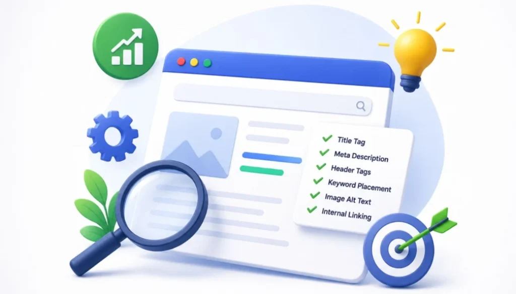 on page SEO checklist