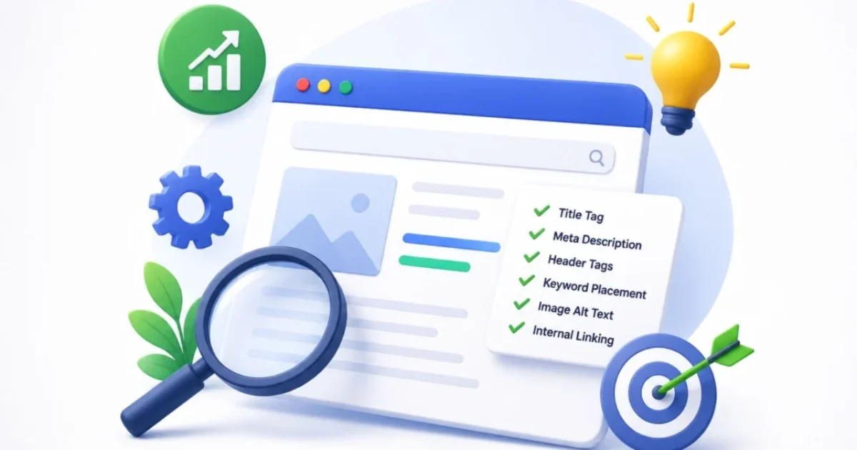 on page SEO checklist