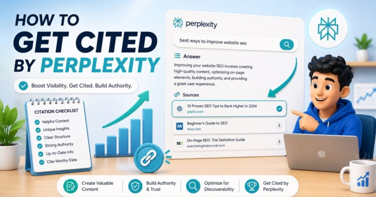 how to get cited by perplexity