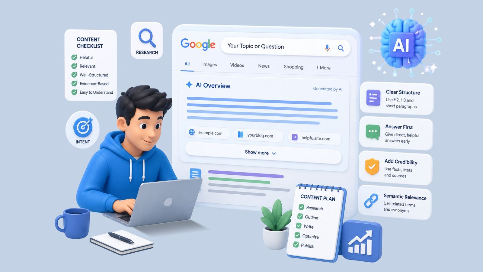 how to optimize content for ai overview
