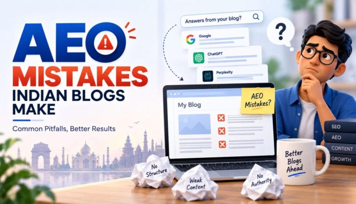 AEO mistakes Indian blogs