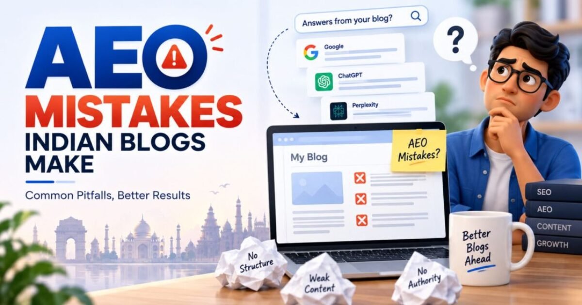 AEO mistakes Indian blogs