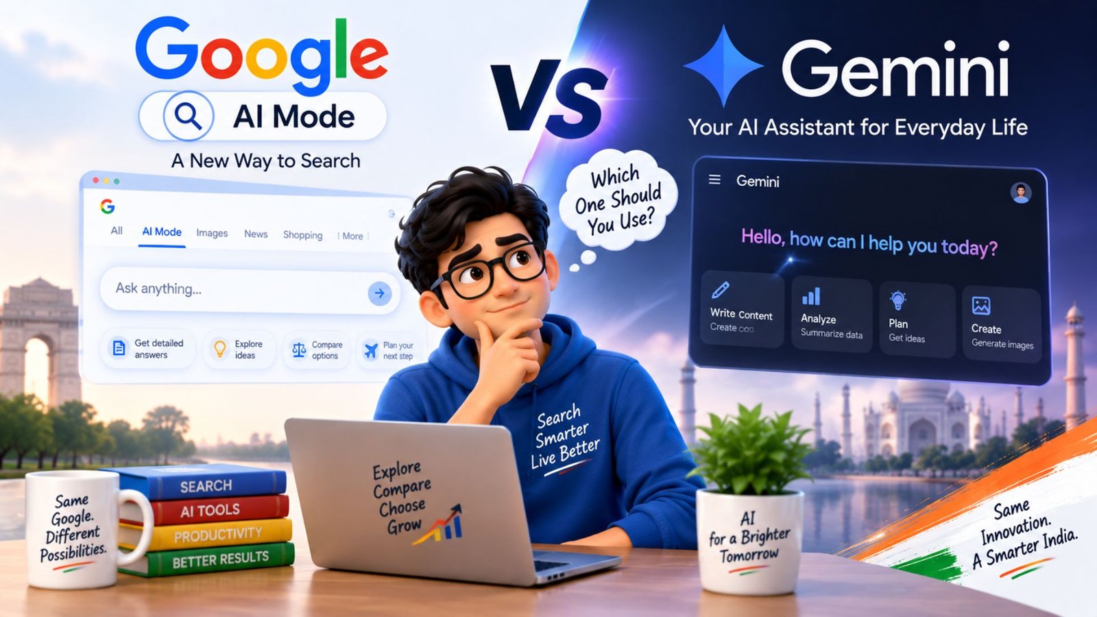 Google AI Mode vs Gemini