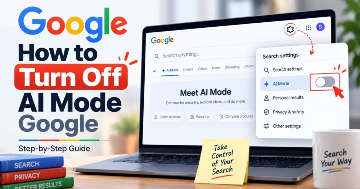 how to turn off AI mode on Google