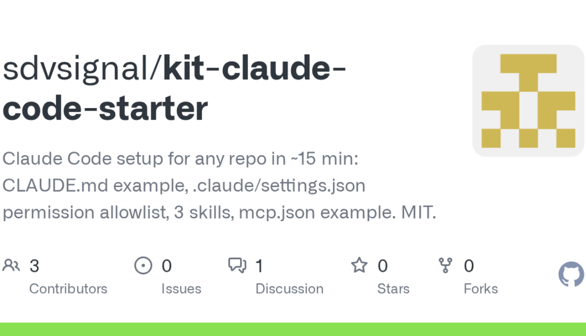 Kit Claude Code Starter screenshot 1