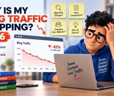why is my blog traffic dropping in 2026