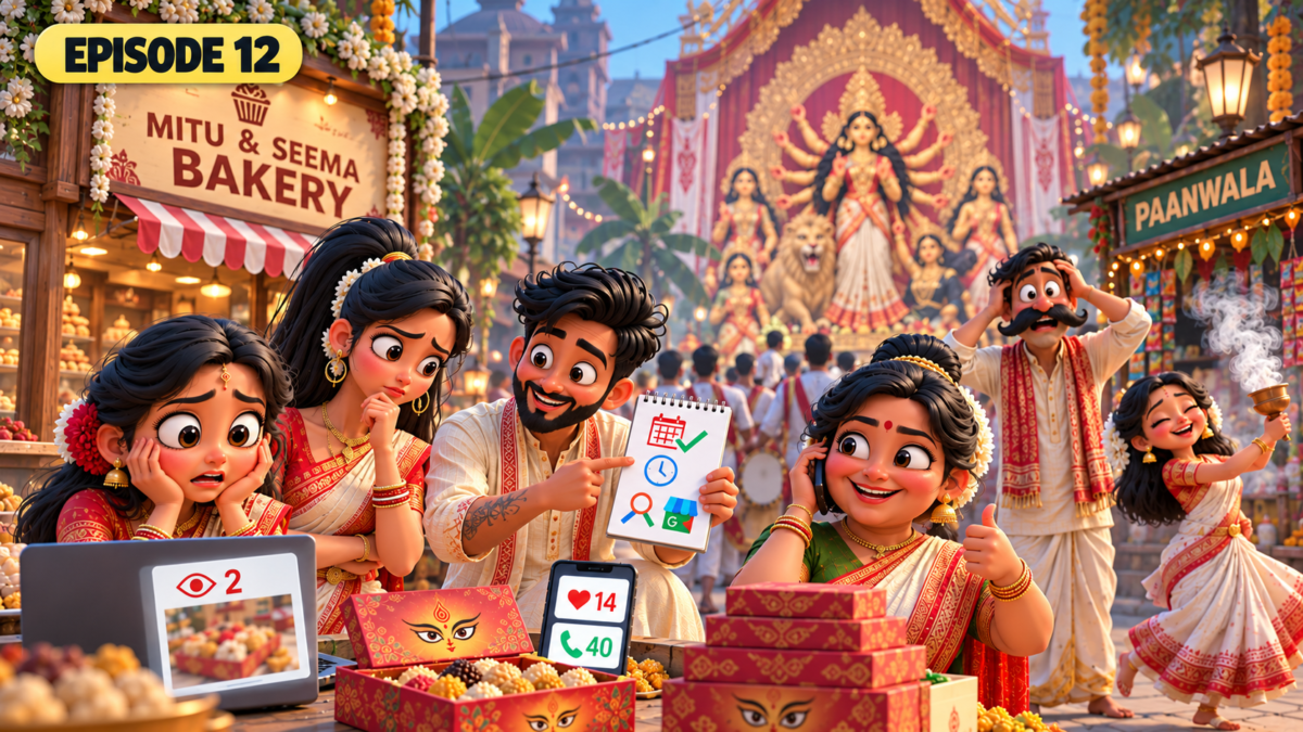 SEO Comic Story: Pujo Box Banaaya… | Peplio Comic Episode 12