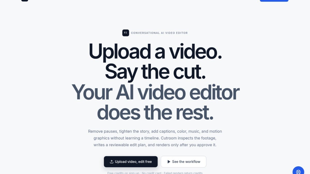 Cutroom AI Video Editor featured image